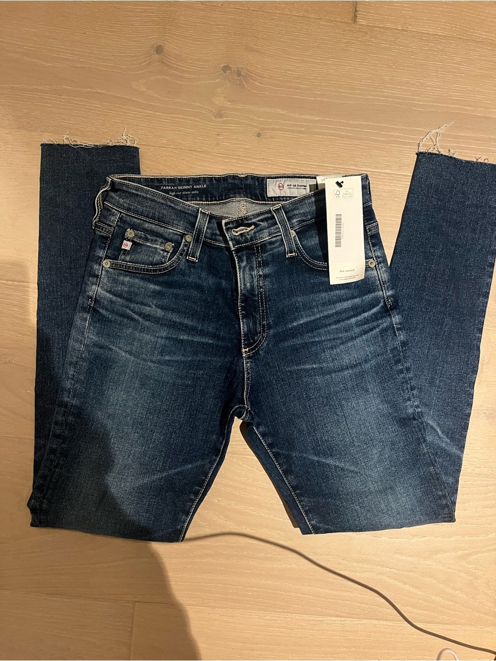 Ag Adriano Goldschmied Women's Dark Blue Slim Jeans